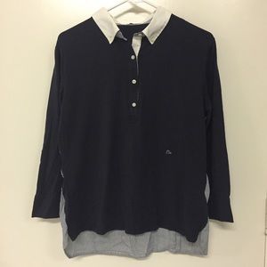 Women's Black Button Down Shirt